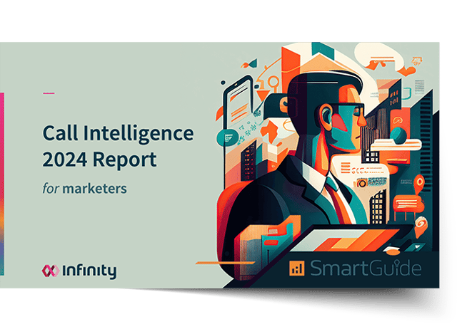Cover Image: Call Intelligence 2024 Report for marketers