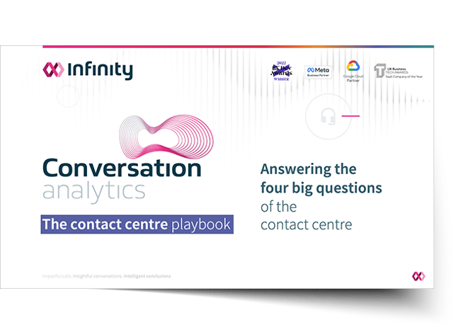Cover Image: Conversation Analytics - The contact centre playbook