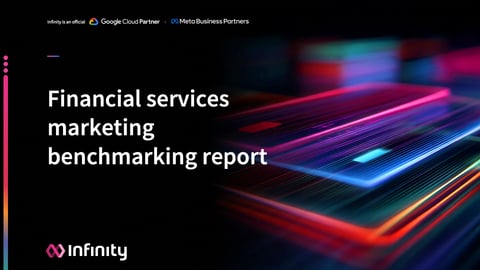 Financial services marketing benchmark report - cover