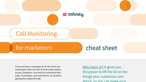 Cheat sheet: Call Monitoring for Marketers - cover