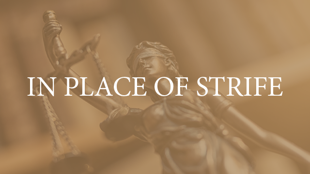 In Place Of Strife