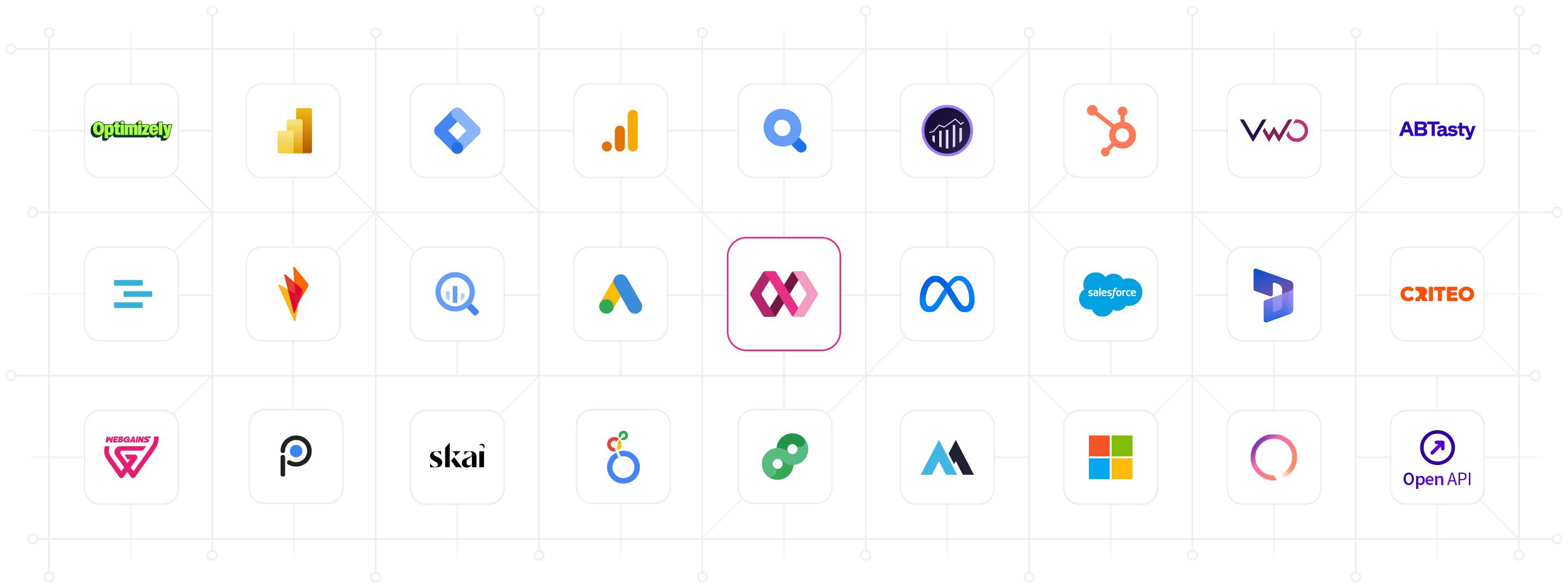 Infinity integrations grid